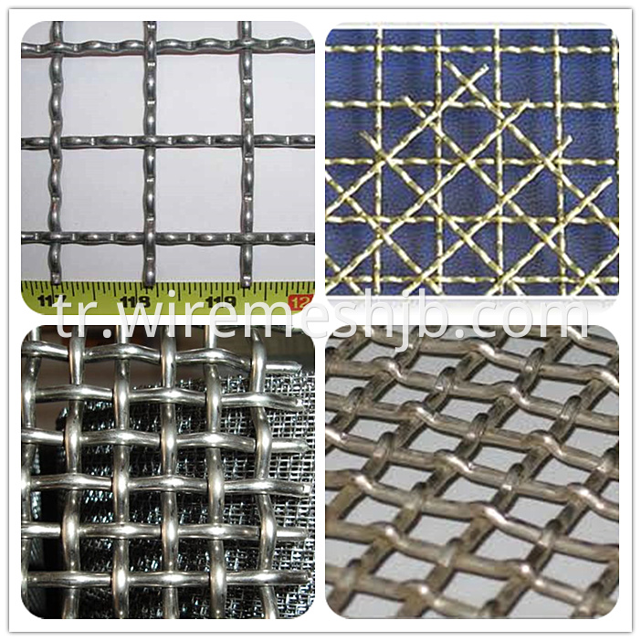 Crimped wire mining screen